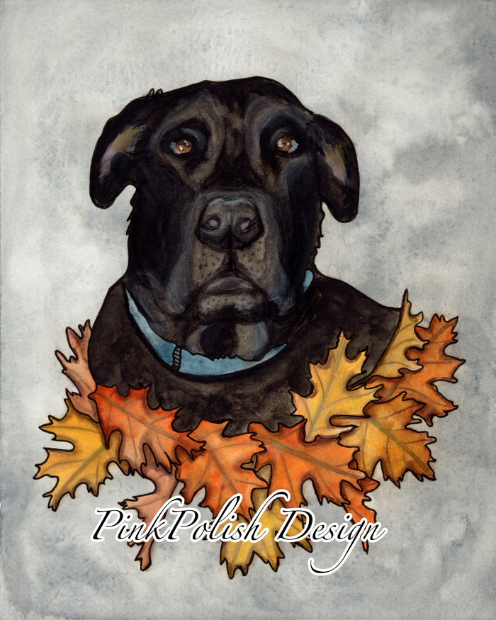 PinkPolish Design Art Prints "Big Buddy"  Watercolor Painting: Art Print