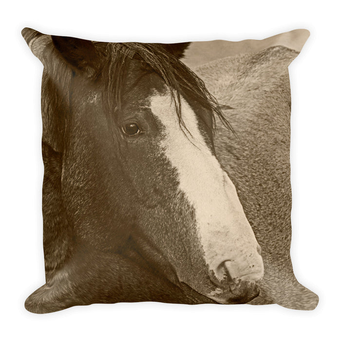 Blaze N Gray Throw Pillow