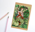 PinkPolish Design Notebook "Bloom" Fairy Inspired Notebook / Sketchbook / Journal