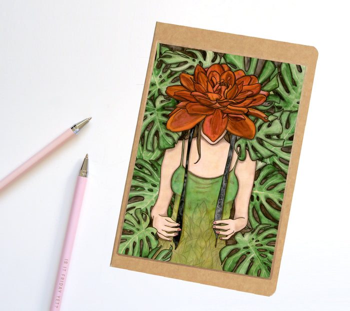 PinkPolish Design Notebook "Bonnet" Fairy Inspired Notebook / Sketchbook / Journal