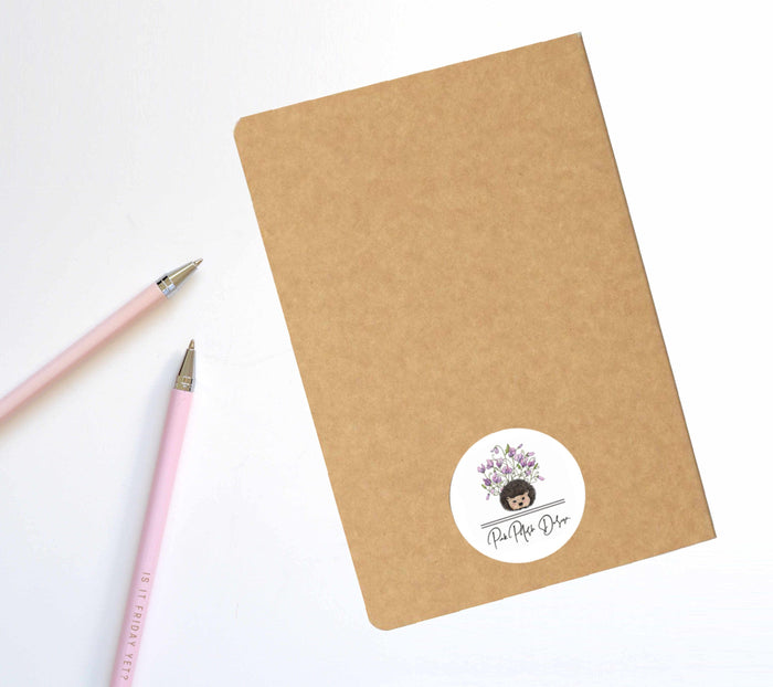 PinkPolish Design Notebook "Bonnet" Fairy Inspired Notebook / Sketchbook / Journal