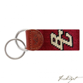 Boston College Needlepoint Key Fob-Fussbudget.com