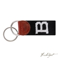 Bowdoin College Needlepoint Key Fob-Fussbudget.com
