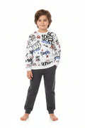 Boys Top & Jogger set - Graffiti (PK5) (4-12yrs) (Ex-Chainstore) GRF16