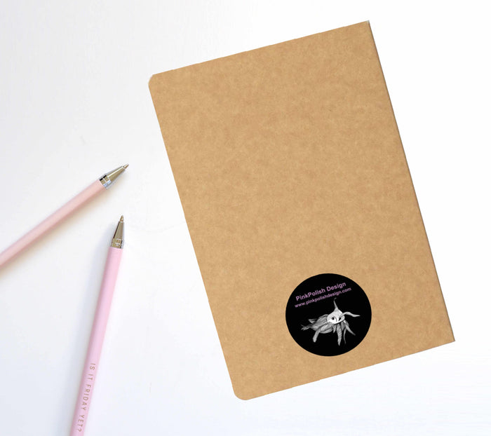 PinkPolish Design Notebook "Bunnicorn" Unicorn Horn Inspired Notebook / Sketchbook / Journal