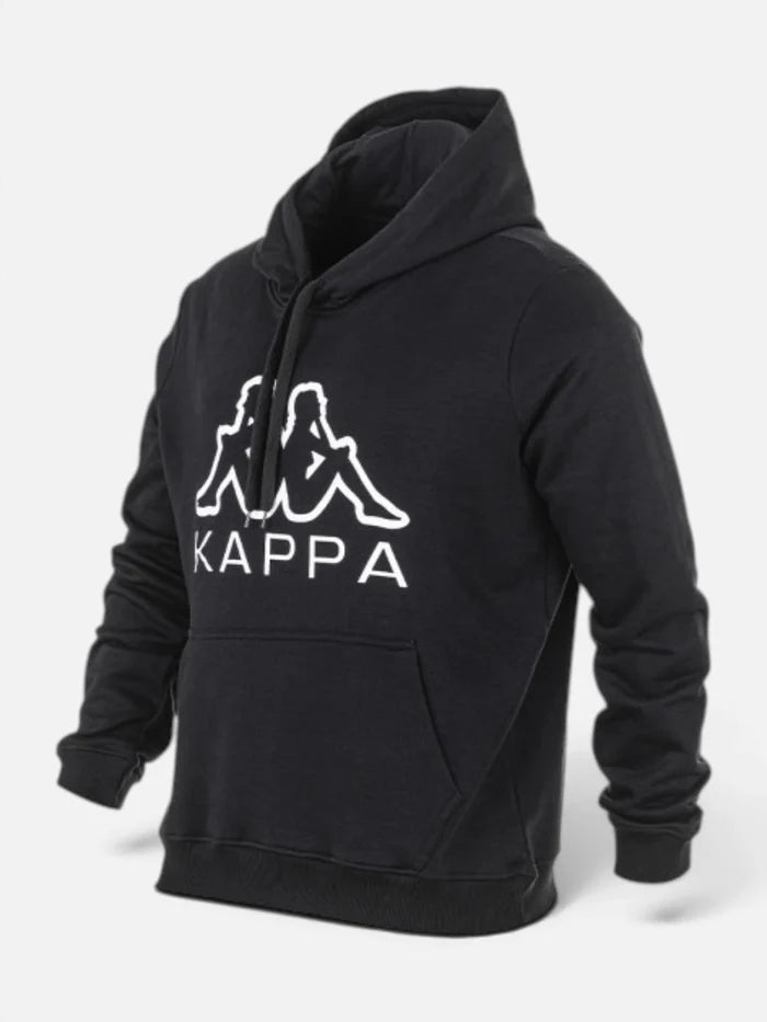 Buzo Kappa Logo Emmo Hoodie Negro