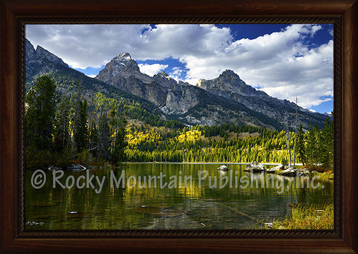 Calm Waters – framed Giclee Canvas by Mitchell Mansanarez