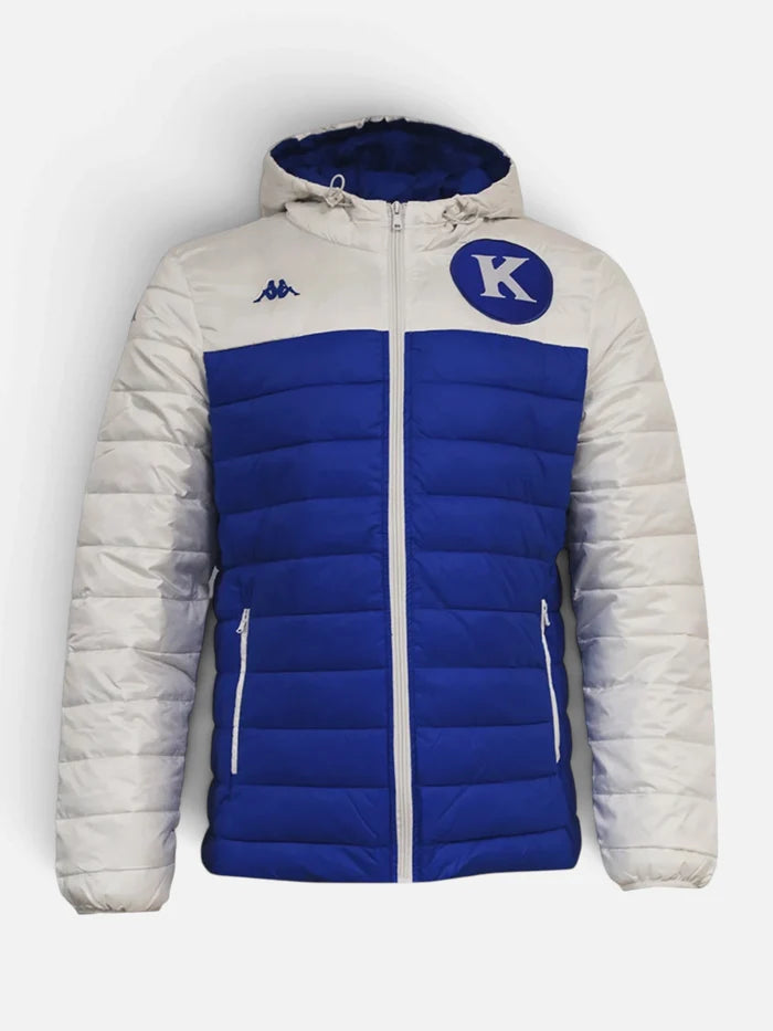 Campera Kappa Lamezio Futbol Azul Blanco