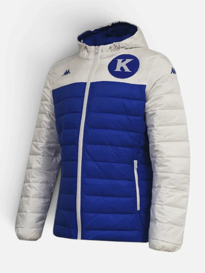 Campera Kappa Lamezio Futbol Azul Blanco