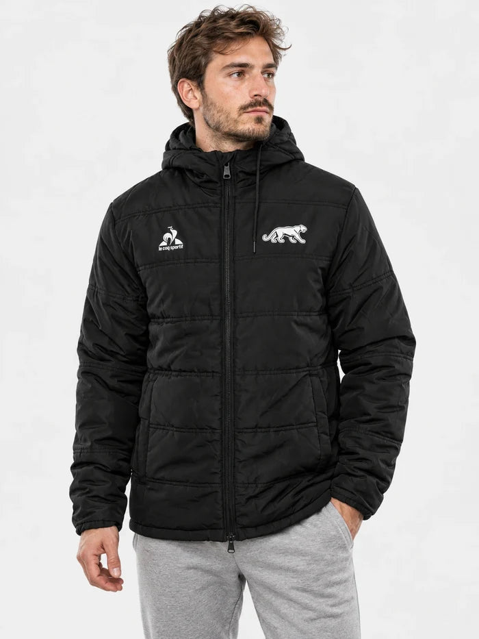 Campera Le Coq Sportif Yaguaretes Short Jacket Negro — vista principal