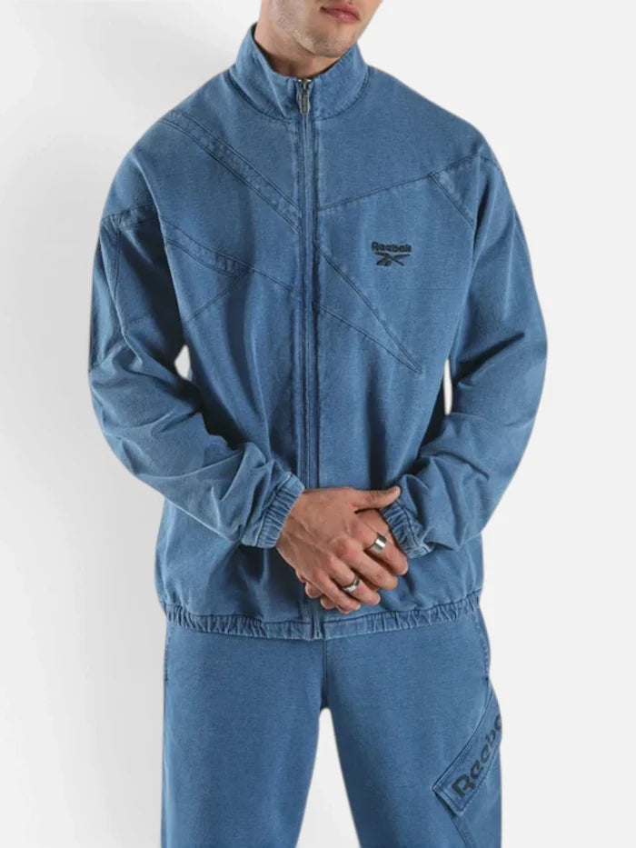 Campera Reebok Street Sport Vector Icon Track Jacket - Denim Azul