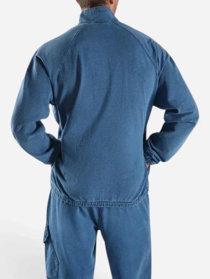 Campera Reebok Street Sport Vector Icon Track Jacket - Denim Azul