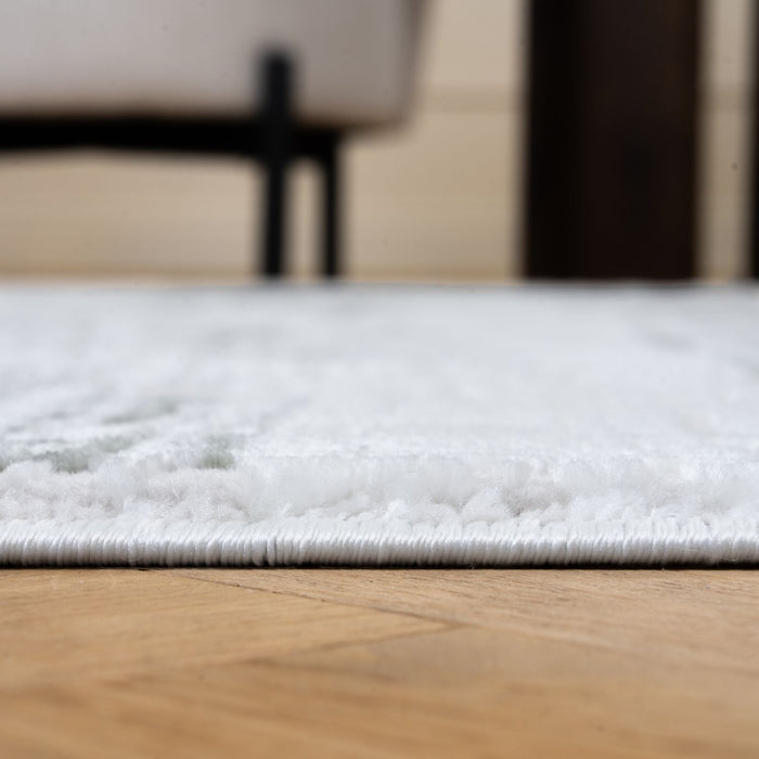 abstract design carmel green rug, non-shedding, anti-static, cozy home rug, durable and soft pile.