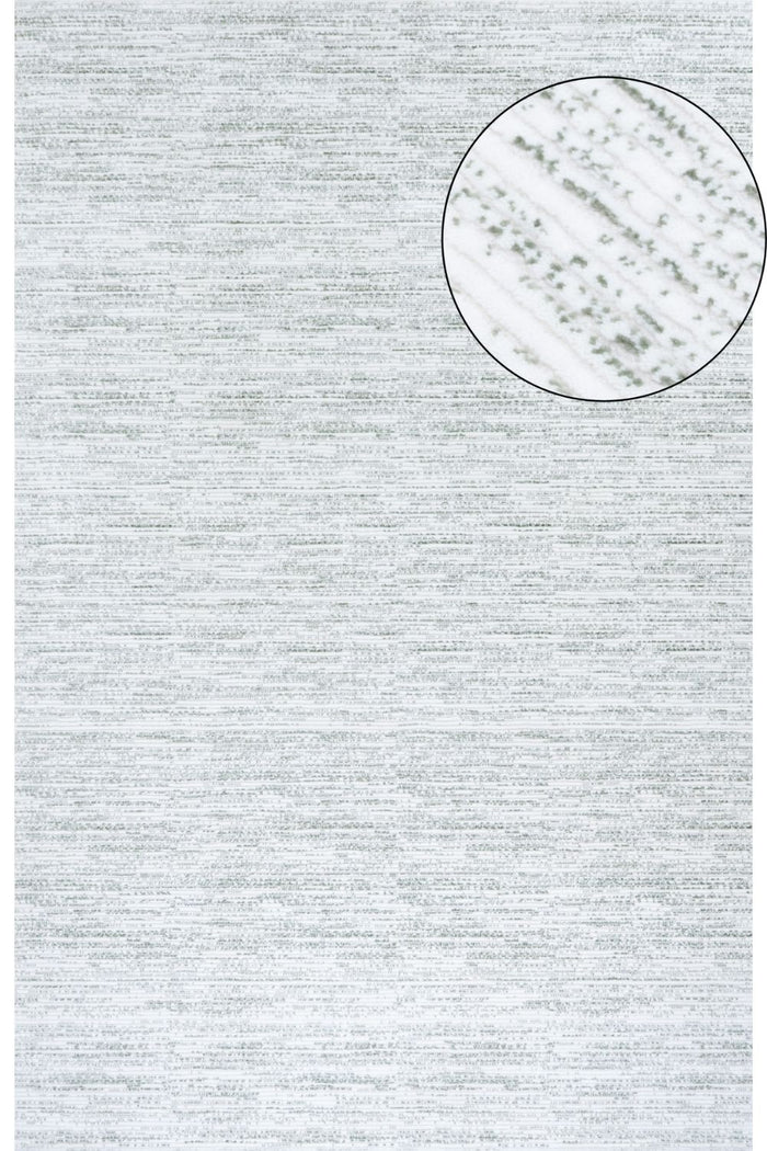 Carmel Green colour rug, striped design, soft durable pile, stain-resistant, easy-care.