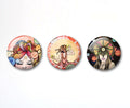 PinkPolish Design Buttons "Celestial" Button Pack - 3-Pack Pin Back Button, 1 Inch