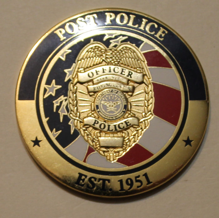 Central Intelligence Agency CIA Post Police Warrington Training Center Challenge Coin