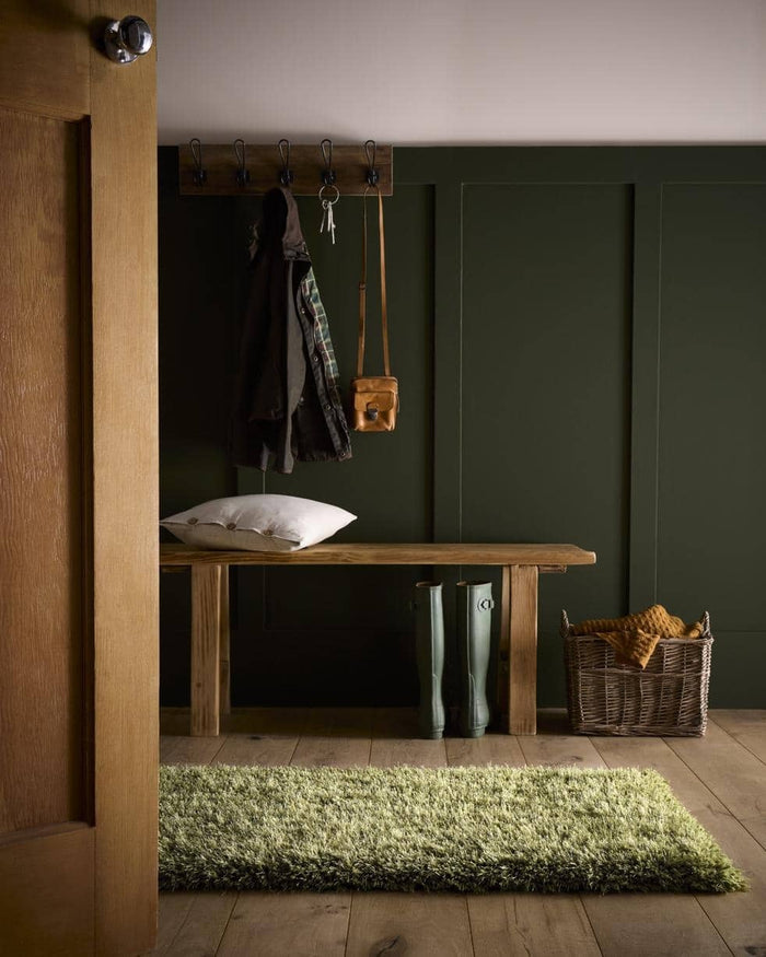 Chicago Olive Green Shaggy Rug | Luxurious Comfort |The Rugs