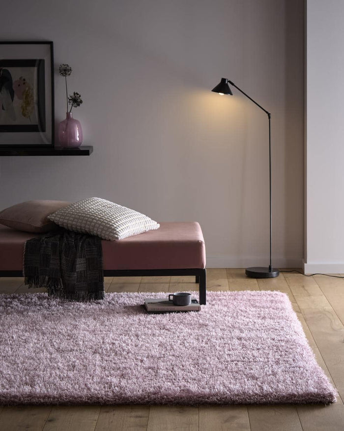 Chicago Pink Shaggy Rug | Cozy & Stylish | The Rugs