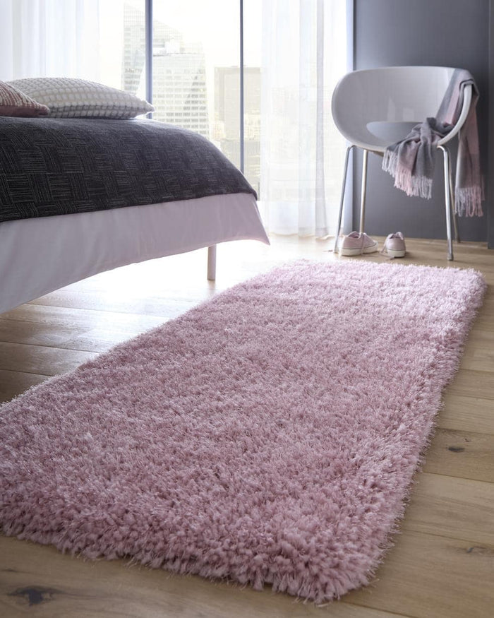 Chicago Pink Shaggy Rug | Cozy & Stylish | The Rugs