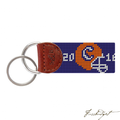 Clemson 2018 National Championship Needlepoint Key Fob-Fussbudget.com