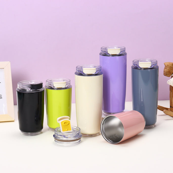 Coffee Mug, Double-walled 304 Stainless Steel Thermos, Creative And Portable For Car Use
