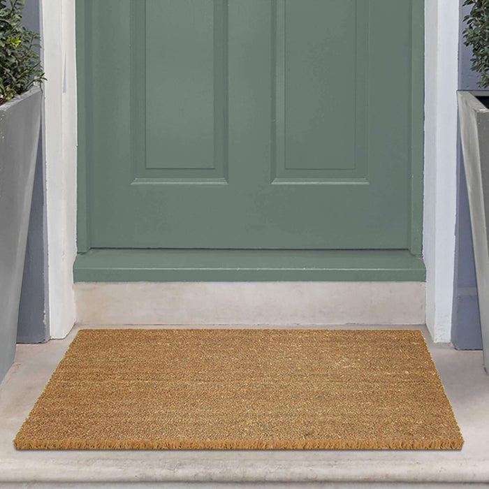 Coir Doormats Plain Design | Natural Coconut Fiber |The Rugs