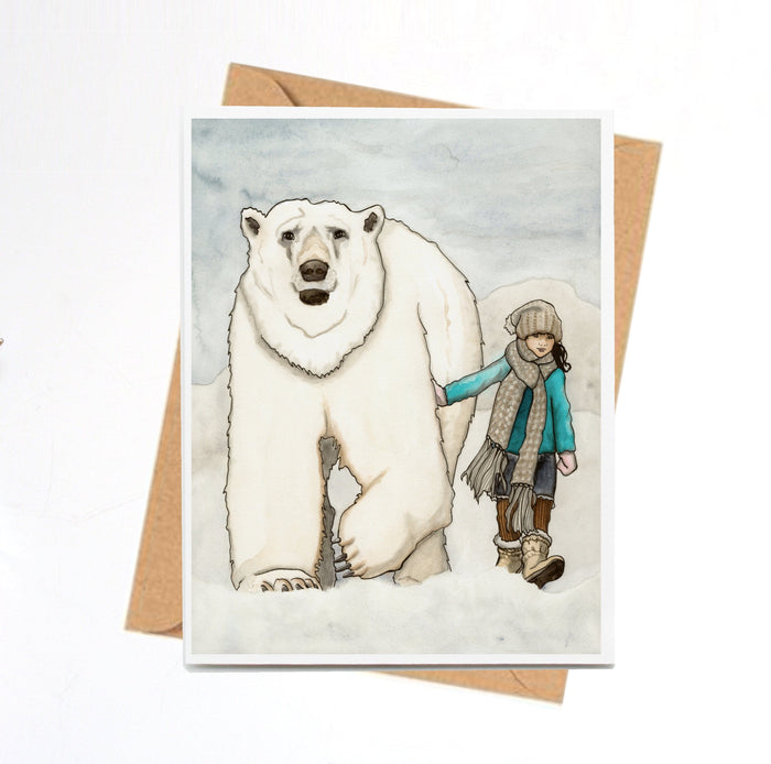 PinkPolish Design Note Cards "Cool Friends" Handmade Notecard
