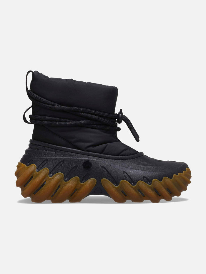 Crocs Echo Boot Negro Gum — lateral