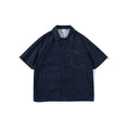 Dark Denim Chambray Shirt on Sale - Men's and Women's Short Sleeve Classic Style - Seakoff