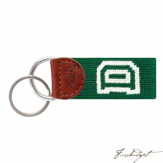 Dartmouth College Needlepoint Key Fob-Fussbudget.com