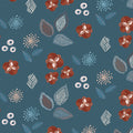 Dashwood Studios - Broderie - Silla-Petrol - brod-2191-petrol - Sold by the Half Yard
