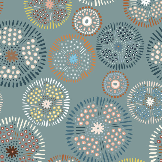 Dashwood Studios - Broderie - Solglas-Steel - brod-2193-steel - Sold by the Half Yard