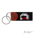 Davidson Needlepoint Key Fob-Fussbudget.com