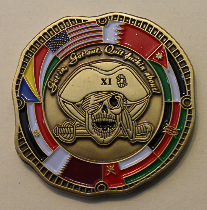 Deap Sea Diver, Combined Deep Sand Diving DET, Get In...Get Out...Quit Funkin About! Navy Challenge Coin