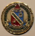 Defense Language Institute DLI Foreign Language Center Monterey Military Challenge Coin