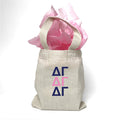 Delta Gamma Sorority Greek Letters Mini Tote Gift Bag