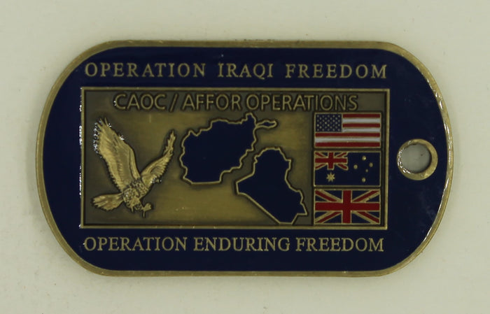 Director of Operations Combined Air Operation Center CAOC ser#018 Challenge Coin