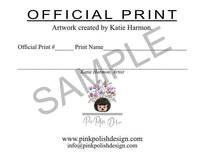 PinkPolish Design Art Prints "Dracula" Digital Drawing: Art Print
