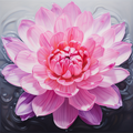 Dreamy Pink Floating Flower