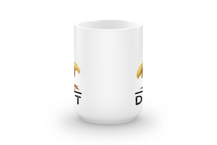 PinkPolish Design Coasters "Duck It" 15oz Mug