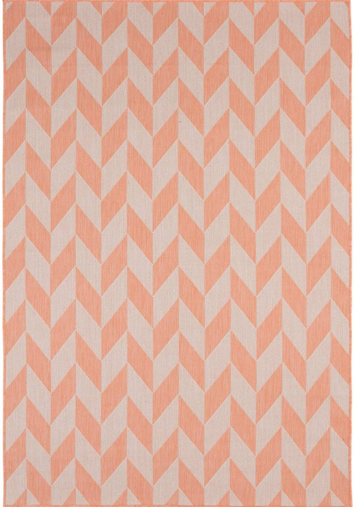 Orange Chevron Outdoor Rug for Garden | Shop Versatile Decor