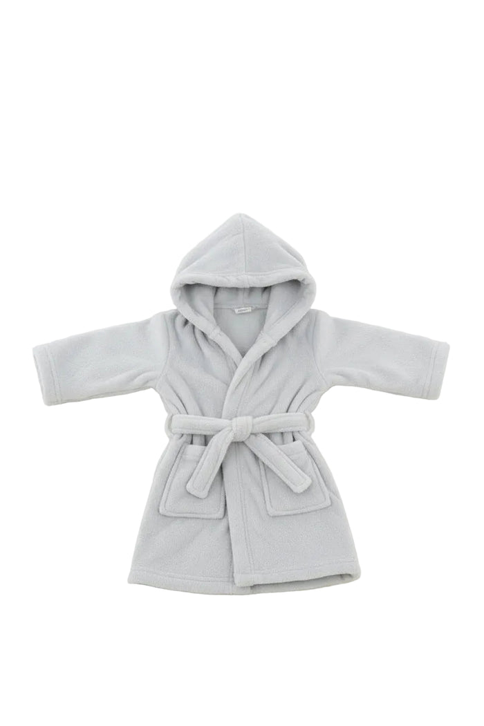 Embossed Hooded Robe - Grey/Animal (0-6m) (PK4) FBR305G