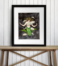 PinkPolish Design Art Prints "Enchanted"  Watercolor Painting: Art Print