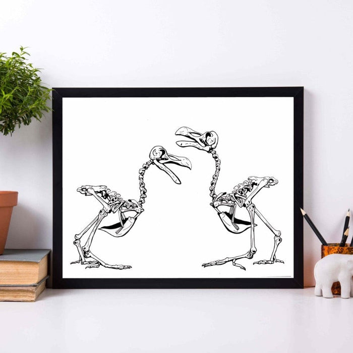 PinkPolish Design Art Prints "Extinct" Ink Drawing: Art Print