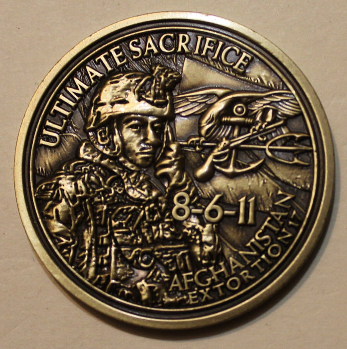Extortion 17, Afghanistan Navy SEAL Chief John Faas SEAL Team 6 / DEVGRU Gold Squadron Memorial Challenge Coin