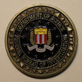 Federal Bureau of Investigations Establish 1908, DOJ Challenge Coin created