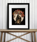 PinkPolish Design Art Prints "Feeling Batty" Watercolor Painting: Art Print