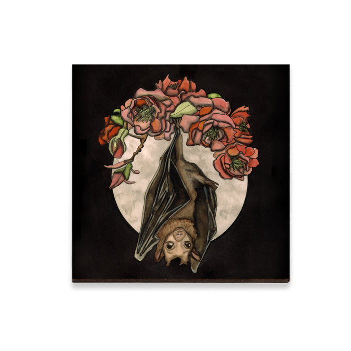 PinkPolish Design Magnets "Feeling Batty" Wood Refrigerator Magnet
