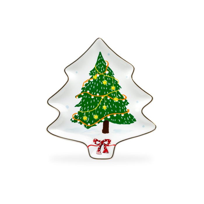 Festive Tree Delight Assorted Dish Set of 4
