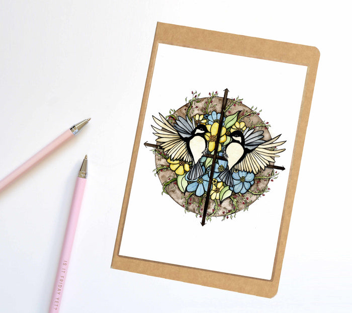 PinkPolish Design Notebook "Finding Direction" Compass Inspired Notebook / Sketchbook / Journal